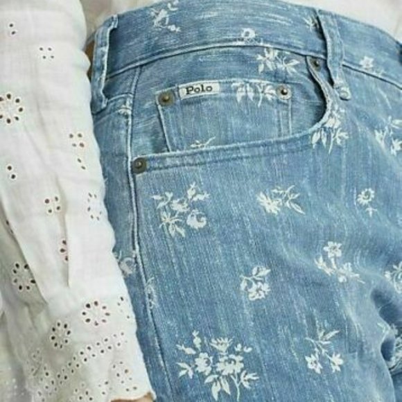 Polo Ralph Lauren Women’s The Callen High Rise Slim Jeans Pants Size 26 - Picture 2 of 11